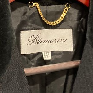 Blumarine blazer, black, size 6